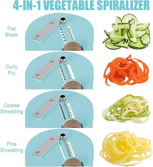 Universal Vegetable Spiralizer – Veggie Pasta & Spiral Cutter Tool