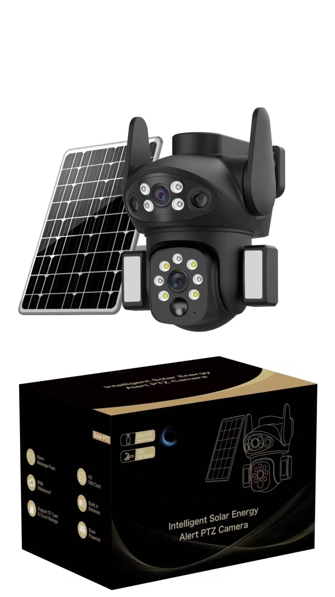Wireless Solar Security Camera with Night Vision
