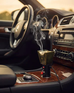 عرض رمضاني 🕌خاص بخصم❤️% 30-Portable Car Electric Incense Burner – Smokeless Bakhoor Diffuser