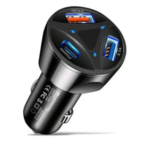 عرض رمضاني 🕌خاص بخصم❤️% 30-Powermax Dual USB Fast Car Charger for iPhone & Android